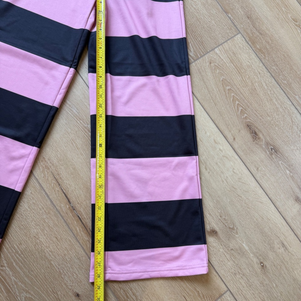MISSGUIDED Striped Rugby Collared Set with Wide Leg Pants - Picture 13 of 14